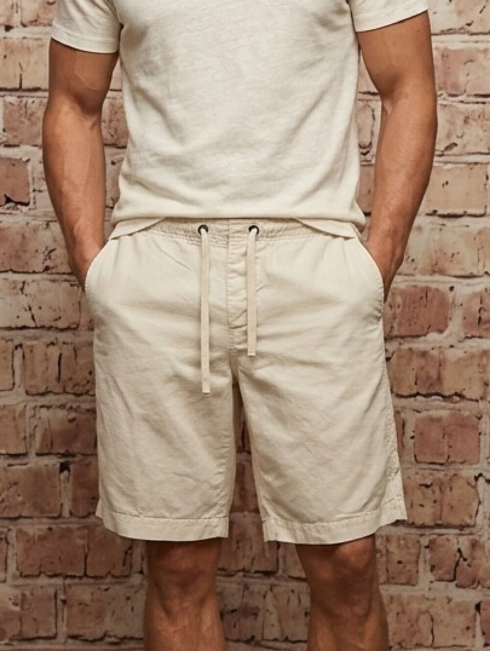 Express Shorts Linen/Cotton Size Medium